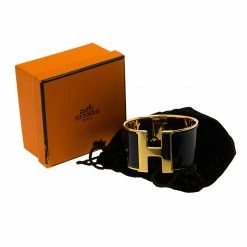 Hermes Clic Clac H Bracelet For Women -Deals Hermes Store luxury women hermes used accessories p39335 0007