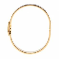 Hermes Clic Clac H Black Enamel Gold - Plated Bracelet For Women -Deals Hermes Store luxury women hermes used accessories p40341 004