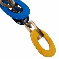 Hermes Duncan Multicolor Buffalo Horn And Lacquared Wood Necklace For Women -Deals Hermes Store luxury women hermes used accessories p40568 0004