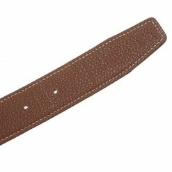 Hermes Brown/Black Leather Mini Contance Reversible Belt 100CM For Women -Deals Hermes Store luxury women hermes used accessories p40678 005
