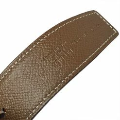 Hermes Etoupe/Noir Epsom And Swift Leather Collier De Chien Reversible Belt 80 CM For Women 12 Hermes Etoupe/Noir Epsom And Swift Leather Collier De Chien Reversible Belt 80 CM For Women -Deals Hermes Store luxury women hermes used accessories p413517 005