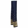 Hermes Navy Blue & Gold Hart Deco Jacquard Silk & Cashmere Stole For Women -Deals Hermes Store luxury women hermes used accessories p414886 001