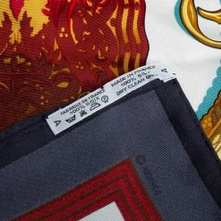 Hermes Hermès Grey Hommage A L'Amitie Franco-Hellenique Silk Scarf For Women -Deals Hermes Store luxury women hermes used accessories p419070 003