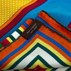 Hermes Orange Washington's Carriage Detail Wash Silk Scarf For Women -Deals Hermes Store luxury women hermes used accessories p421434 004