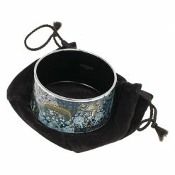 Hermes Extra Wide Printed Enamel Palladium Plated Bangle Bracelet For Women 13 Hermes Extra Wide Printed Enamel Palladium Plated Bangle Bracelet For Women -Deals Hermes Store luxury women hermes used accessories p42530 006