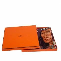 Hermes Hermès Purple Cosmogonie Apache Silk Scarf For Women -Deals Hermes Store luxury women hermes used accessories p441953 001