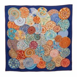 Hermes Hermès Multicolor Rêves D'Escargots Silk Scarf For Women