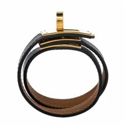 Hermes Hermés Étoupe Leather Mini Kelly Double Tour Bracelet XS For Women 12 Hermes Hermés Étoupe Leather Mini Kelly Double Tour Bracelet XS For Women -Deals Hermes Store luxury women hermes used accessories p445374 006