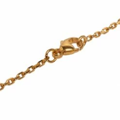 Hermes Red Lacquer Gold Plated Pop H Pendant Necklace For Women -Deals Hermes Store luxury women hermes used accessories p456952 007