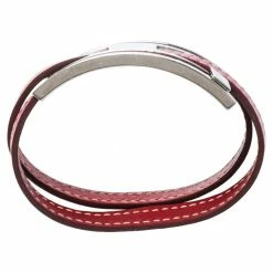 Hermes Hermès Rouge Garance Chamonix Leather Pousse Pousse Bracelet For Women 12 Hermes Hermès Rouge Garance Chamonix Leather Pousse Pousse Bracelet For Women -Deals Hermes Store luxury women hermes used accessories p457218 007