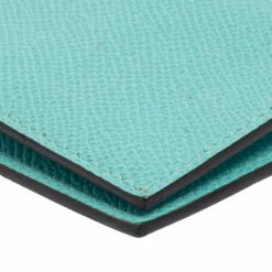 Hermes Bleu Atoll Epsom Globe Trotter PM Agenda Cover For Women -Deals Hermes Store luxury women hermes used accessories p461273 009