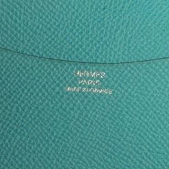Hermes Bleu Atoll Epsom Globe Trotter PM Agenda Cover For Women -Deals Hermes Store luxury women hermes used accessories p461273 010