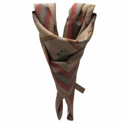 Hermes Brown Horse Print Square Silk Scarf For Women -Deals Hermes Store luxury women hermes used accessories p47277 003