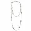 Hermes Hermès Sterling Silver Farandole Long Toggle Necklace For Women -Deals Hermes Store luxury women hermes used accessories p479156 005