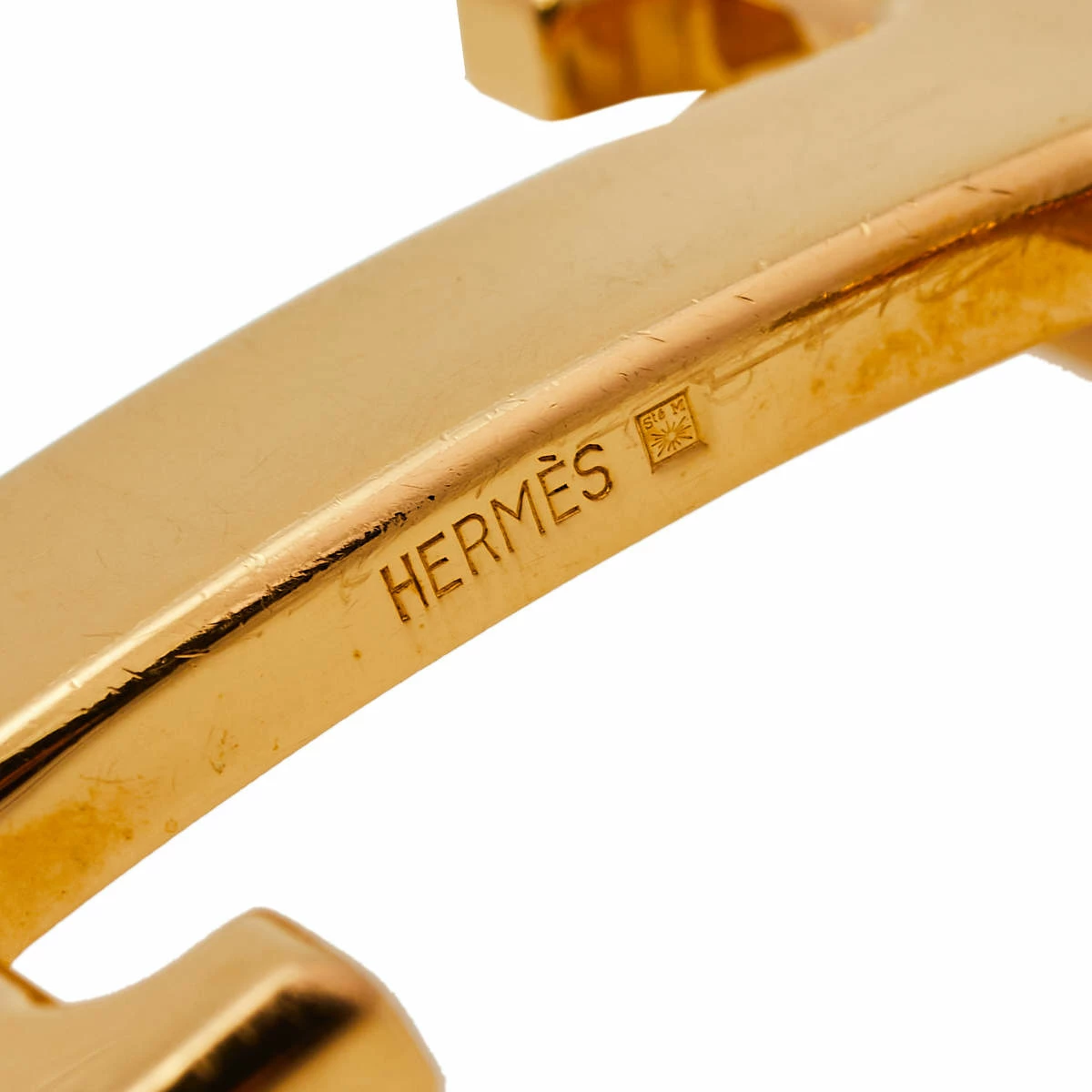 Hermes Gold Plated H Belt Buckle For Women 7 Hermes Gold Plated H Belt Buckle For Women - Image 5