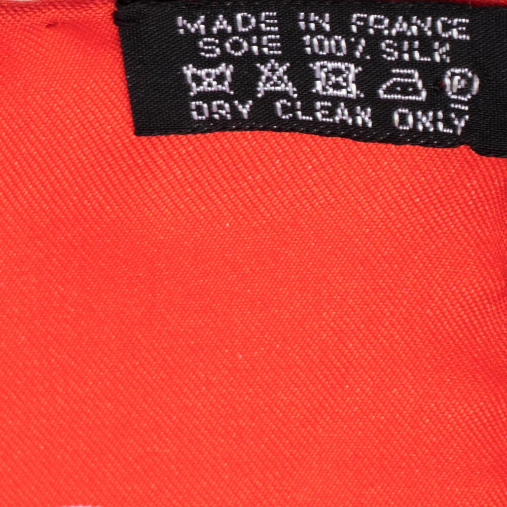 Hermes Red Cheval Fusion Silk Square Scarf For Women 7 Hermes Red Cheval Fusion Silk Square Scarf For Women - Image 5