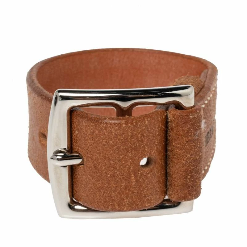 Hermes Brown Leather Etriviere Wrap Bracelet For Women 3 Hermes Brown Leather Etriviere Wrap Bracelet For Women