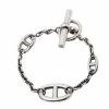 Hermes Hermès Sterling Silver Farandole Toggle Bracelet For Women -Deals Hermes Store luxury women hermes used accessories p482364 006