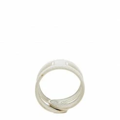 Hermes Ano White Leather Cuff Bracelet For Women -Deals Hermes Store luxury women hermes used accessories p489816 1631073233 003