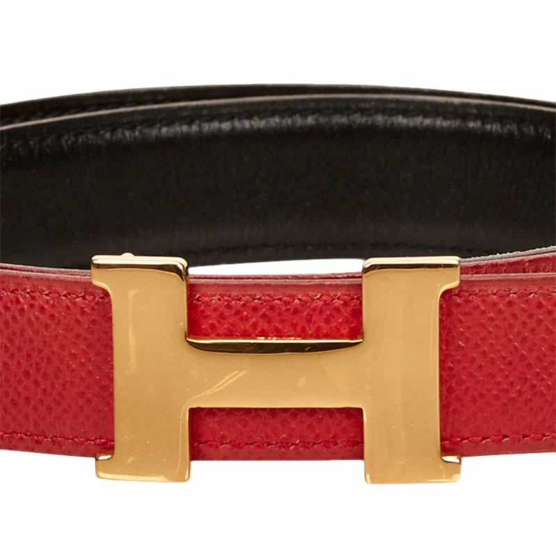 Hermes Red Leather Constance Belt 70 CM For Women 4 Hermes Red Leather Constance Belt 70 CM For Women - Image 2