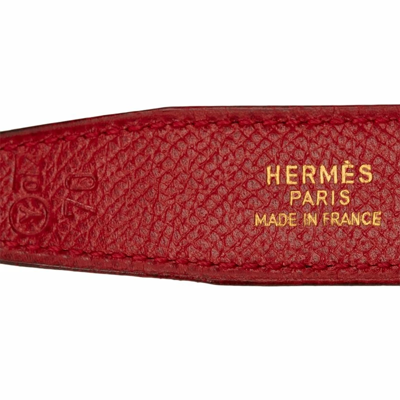 Hermes Red Leather Constance Belt 70 CM For Women 5 Hermes Red Leather Constance Belt 70 CM For Women - Image 3