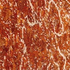 Hermes Orange Legende Moghole Plisse Silk Scarf For Women -Deals Hermes Store luxury women hermes used accessories p49025 003