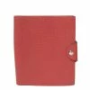 Hermes Red Togo Leather Ulysse PM Agenda Cover For Women