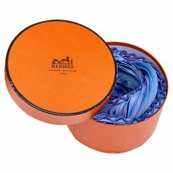 Hermes Hermès Iridescent Purple Plisse Silk Scarf For Women -Deals Hermes Store luxury women hermes used accessories p516993 002