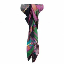 Hermes Multicolor Pour Sortir Silk Square Scarf For Women -Deals Hermes Store luxury women hermes used accessories p51724 003