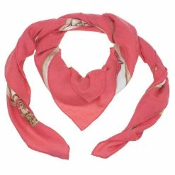 Hermes Multicolor Silk And Cashmere Blend Cavalcadour Scarf For Women