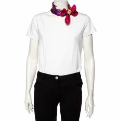 Hermes Hermès Purple Tours De Cles Silk Scarf For Women 8 Hermes Hermès Purple Tours De Cles Silk Scarf For Women -Deals Hermes Store luxury women hermes used accessories p519080 003