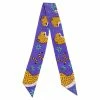 Hermes Lavender Leopard Print Silk Twilly For Women 2 Hermes Lavender Leopard Print Silk Twilly For Women -Deals Hermes Store luxury women hermes used accessories p519381 001
