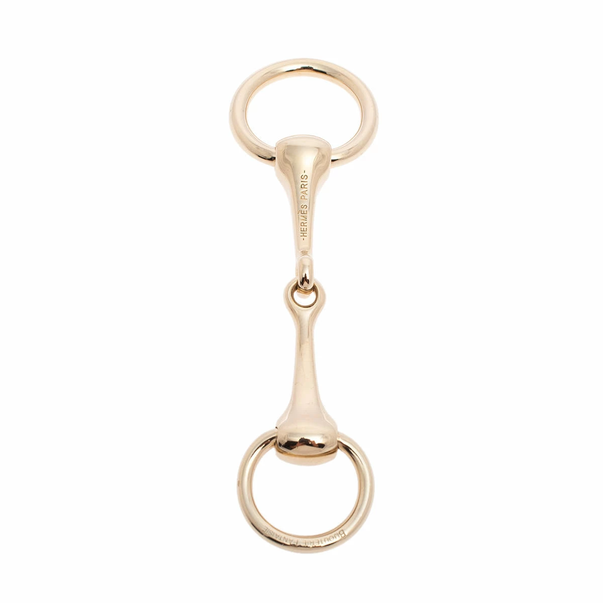 Hermes Gold Tone Permabrass Mors Scarf Ring For Women 5 Hermes Gold Tone Permabrass Mors Scarf Ring For Women - Image 3