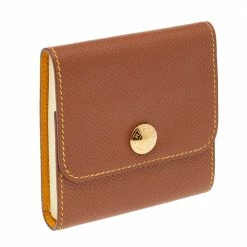 Hermes Brown Epsom Leather Post It Note Holder For Women 13 Hermes Brown Epsom Leather Post It Note Holder For Women -Deals Hermes Store luxury women hermes used accessories p520535 002