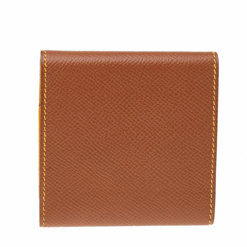 Hermes Brown Epsom Leather Post It Note Holder For Women 6 Hermes Brown Epsom Leather Post It Note Holder For Women - Image 4