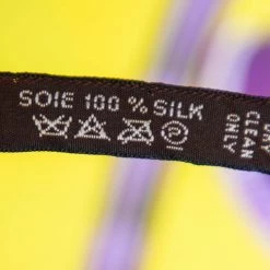 Hermes Hermès Yellow Brazil Plisse Silk Scarf For Women -Deals Hermes Store luxury women hermes used accessories p521572 006