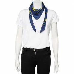 Hermes Hermès White Ex Libris En Camouflage Silk Scarf For Women -Deals Hermes Store luxury women hermes used accessories p521585 002