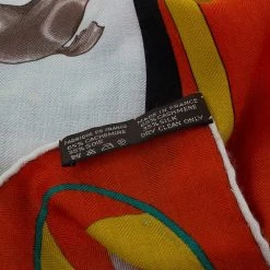 Hermes Multicolor Cashmere And Silk Blend Sequences Shawl For Women -Deals Hermes Store luxury women hermes used accessories p52791 005