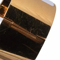 Hermes Hermès Clic Clac H Extra Wide White Enamel Gold Plated Bracelet PM For Women 15 Hermes Hermès Clic Clac H Extra Wide White Enamel Gold Plated Bracelet PM For Women -Deals Hermes Store luxury women hermes used accessories p531275 006