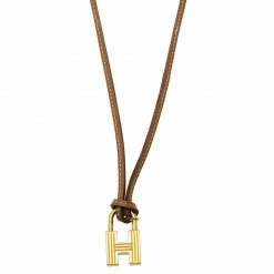 Hermes 2000 "Premiers Pas Dans Le Siècle" Cadena Charm Padlock For Women