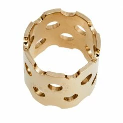 Hermes Hermès Permabrass Perfore Scarf Ring For Women -Deals Hermes Store luxury women hermes used accessories p542301 002