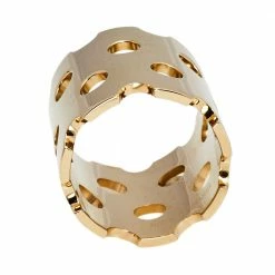 Hermes Hermès Permabrass Perfore Scarf Ring For Women -Deals Hermes Store luxury women hermes used accessories p542301 004