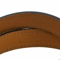 Hermes Hermès Brown Leather Kelly Double Tour Bracelet S For Women -Deals Hermes Store luxury women hermes used accessories p543136 007