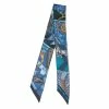 Hermes Multicolor Printed Silk Twilly For Women -Deals Hermes Store luxury women hermes used accessories p551993 006