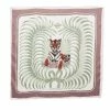 Hermes Hermès Pale Green & Mauve Le Tigre Royal Silk Scarf For Women -Deals Hermes Store luxury women hermes used accessories p556193 001