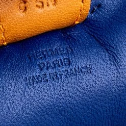 Hermes Hermès Blue Milo Lambskin Rodeo Bag Charm For Women -Deals Hermes Store luxury women hermes used accessories p558773 005