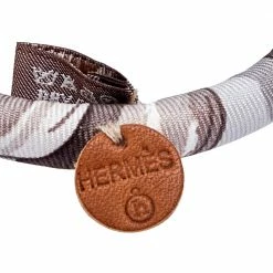 Hermes Hermès Grey Petit H Silk Bracelet For Women 16 Hermes Hermès Grey Petit H Silk Bracelet For Women -Deals Hermes Store luxury women hermes used accessories p562319 006