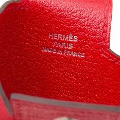 Hermes Rouge De Coeur Cherve Leather H Tag Phone Case For Women -Deals Hermes Store luxury women hermes used accessories p562422 005