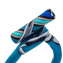 Hermes Hermès Blue Petit H Silk Bracelet For Women -Deals Hermes Store luxury women hermes used accessories p564109 005