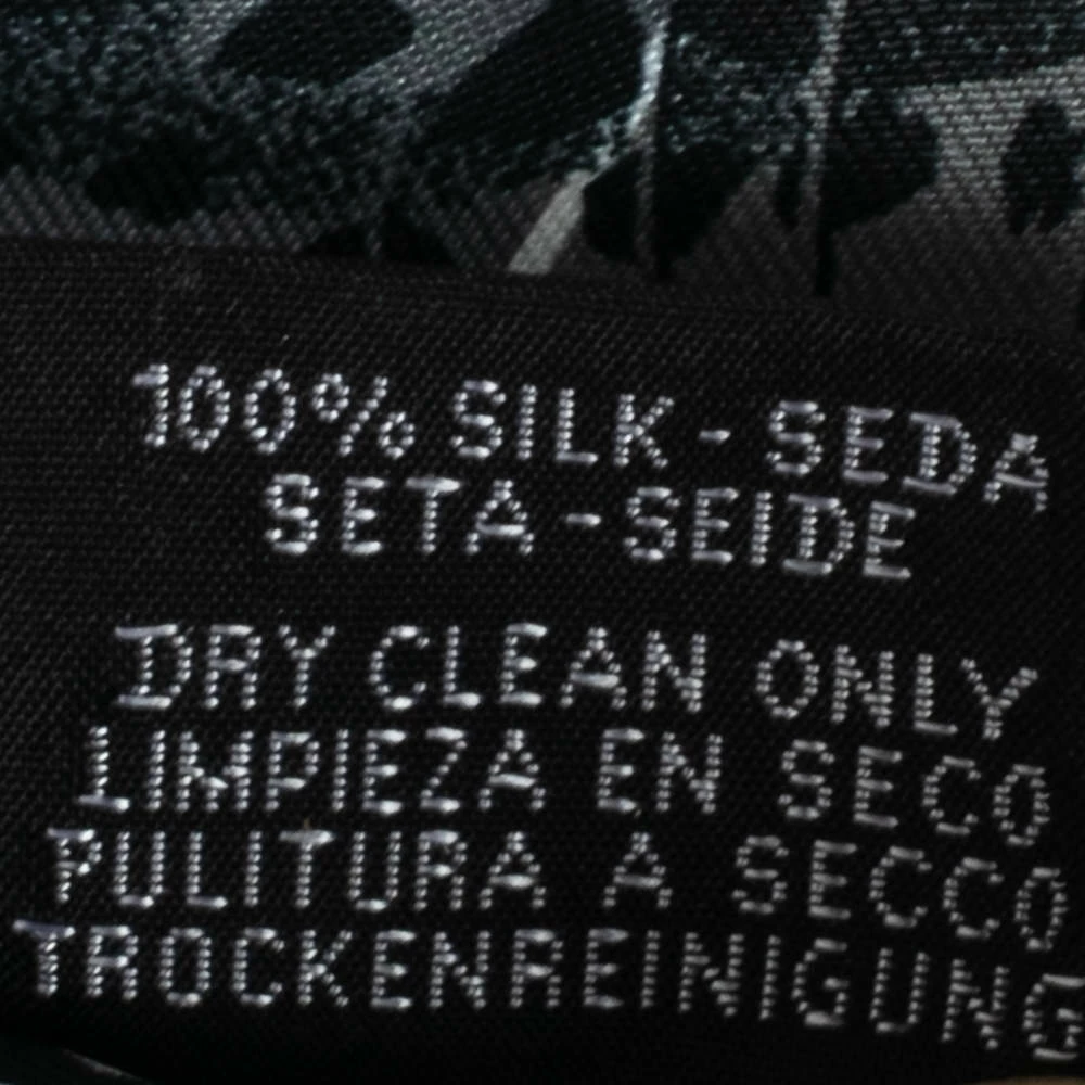 Hermes Grey Jungle Love Rainbow Silk Twilly For Women 7 Hermes Grey Jungle Love Rainbow Silk Twilly For Women - Image 5